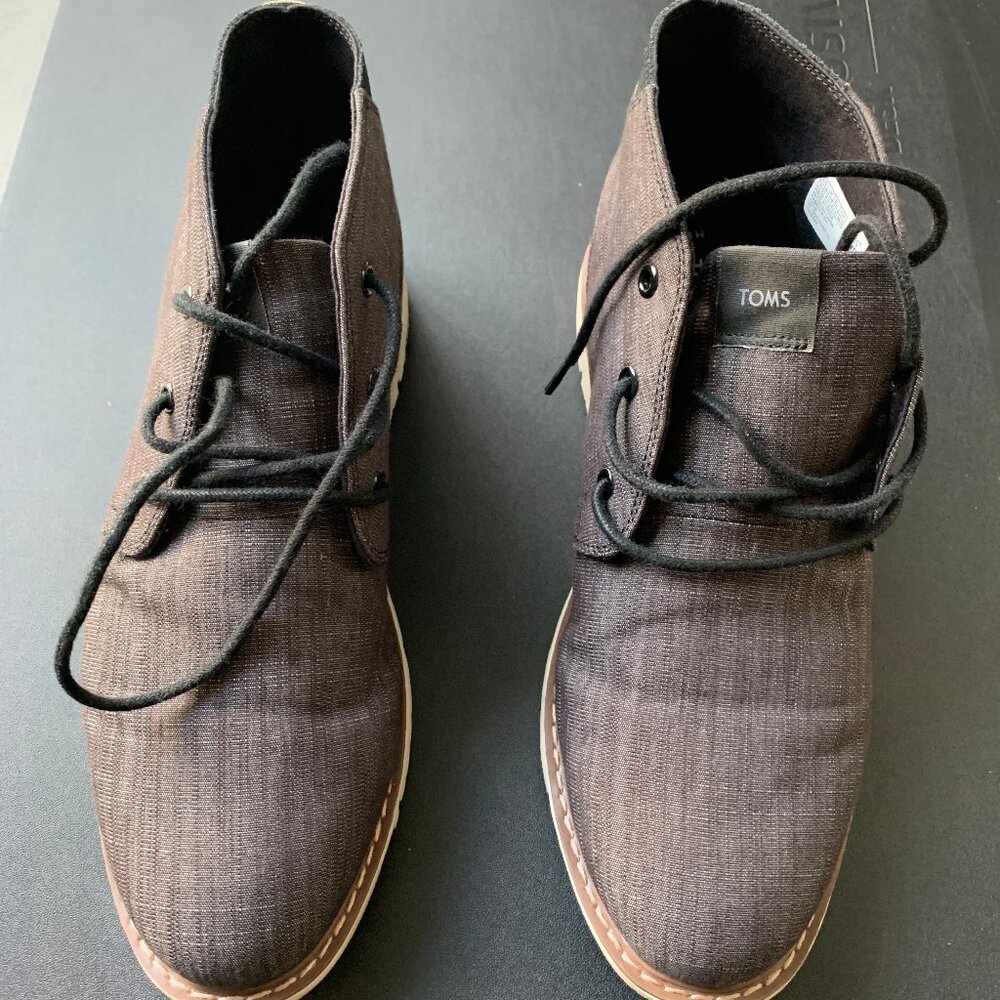 Tom's Navi Sport Bottom Chukka Boots Men's 10.5